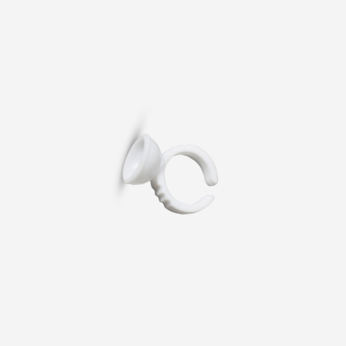 Single white glue ring small