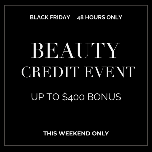 Black Friday Beauty Credit